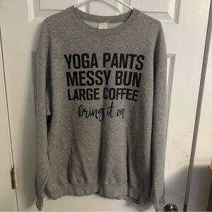 Cozy Graphic Crewneck sweater